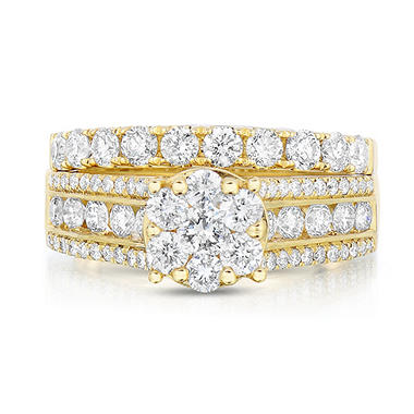 1.95 ct. t.w. Diamond Ring in 14KY HI,I1 (Appraisal Value: $2,155)