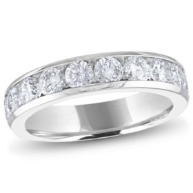 2.00 ct. t.w. Channel-Set Round Diamond Band in 14K White Gold (H-I, I1)