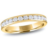 0.50 CT. T.W. Channel-Set Round Diamond Band in 14K Gold or Platinum