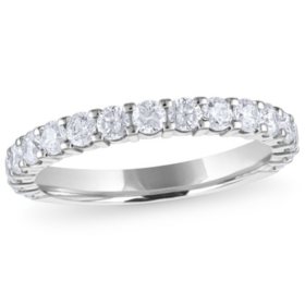 0.96 CT. T.W. 17-Stone Diamond Band in 14K Gold (H-I, I1)