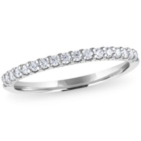 0.23 CT. T.W. 17-Stone Shared Prong Diamond Band in 14K Gold (H-I, I1)