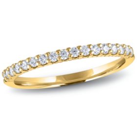0.23 CT. T.W. 17-Stone Shared Prong Diamond Band in 14K Gold (H-I, I1)