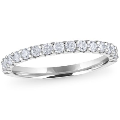 0.50 CT. T.W. 17-Stone Shared-Prong Diamond Band in 14K Gold (H-I