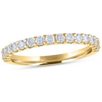 0.50 CT. T.W. 17-Stone Shared-Prong Diamond Band in 14K Gold (H-I, I1)