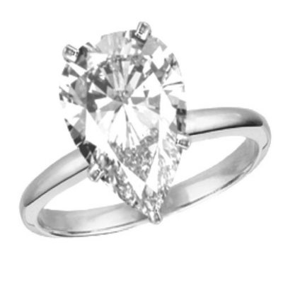 Sam's club pear deals shaped diamond ring