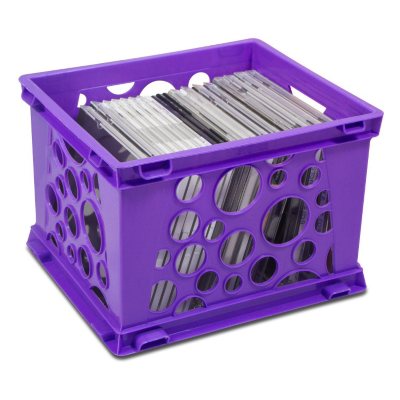 Metro MyCart™ Purple Plastic 3-Shelf Allergen Free Zone Utility