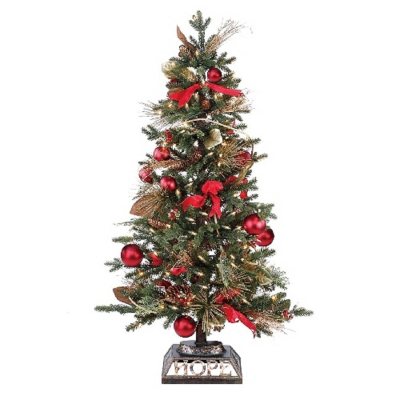 Christmas Tree with 100 UL Lights - Traditional - 4' - Sam's Club