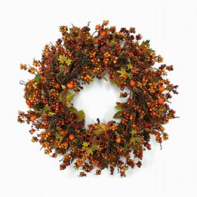 Harvest Wreath with Berries - Sam's Club