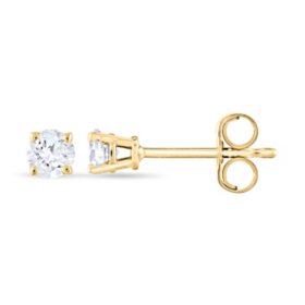 Gold Earrings 001-425-00490 14KY - Gold Earrings, P.J. Rossi Jewelers