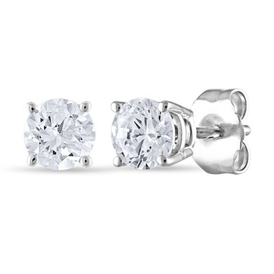 0.72 CT. T.W. Round Diamond Stud Earrings in 14K Gold (H-I, SI2 