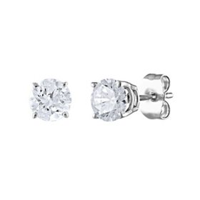 Effy Bouquet 14K White Gold Diamond Cluster Stud Earrings, 0.50 TCW