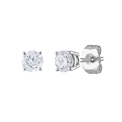 0.47 CT. T.W. Round Diamond Stud Earrings in 14K Gold (I, I1) - Sam's Club