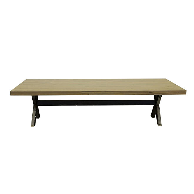 New Truck Wood Conference Table with I Beam Base (Select a Size/Stain)