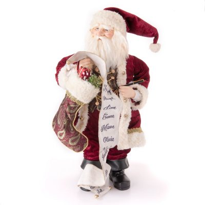 Fabric Santa with List - 32