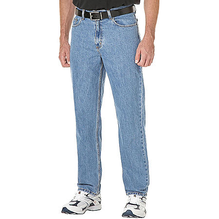 Männer Stretch-Jeans Regular Fit Straight 000066 in Blue Stone 33