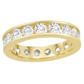 2.00 CT. TW. Round Cut Channel Set Eternity Band, G-H, SI