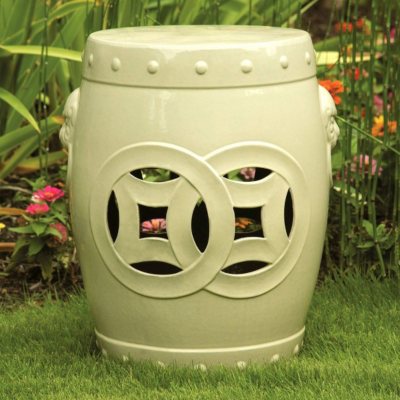 18IN GARDEN STOOL IVORY - Sam's Club