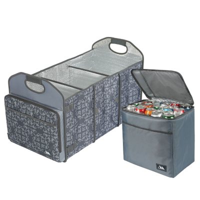 TRUNK ORGANIZER GRAY FLORAL Sam's Club