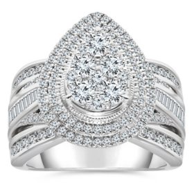 1.95 CT. T.W. Diamond Engagement Ring in 14K White Gold