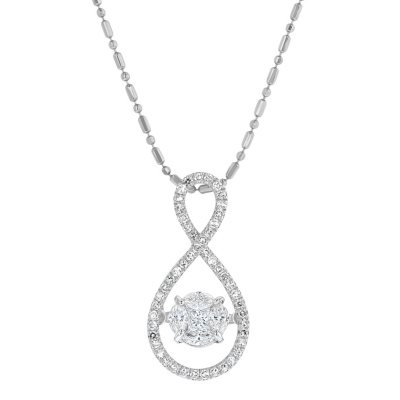 Sam's club diamond on sale heart necklace