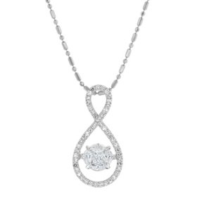 0.50 CT. T.W. Diamond Necklace in 14K White Gold