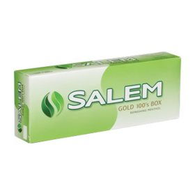 Salem Gold Menthol 100s Box 20 ct., 10 pk.