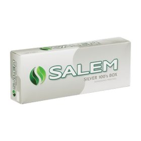 Salem Silver Menthol 100s Box 20 ct., 10 pk.