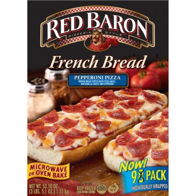 Red Baron® French Bread Pepperoni Pizza - Sam's Club