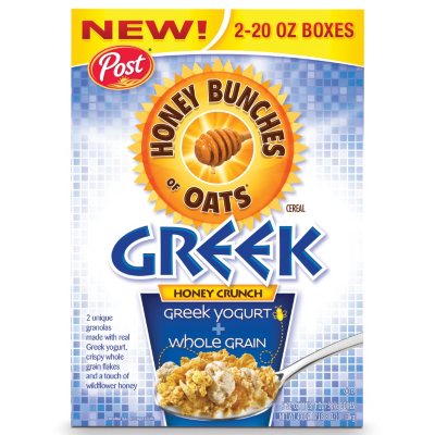 Post Honey Bunches Of Oats With Greek Yogurt 40 Oz Sam S Club