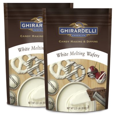 Ghirardelli White Chocolate Melting Wafers 2 pk. Sam's Club