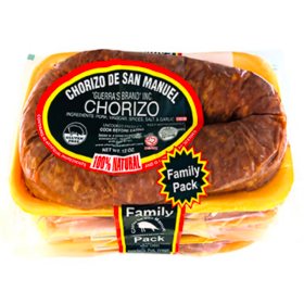 Chorizo De San Manuel Pork Chorizo Family Pack, 12 oz., 4 pk.