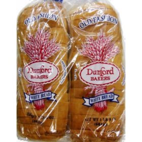 Dunford Bakers White Bread (24 oz., 2 pk.)
