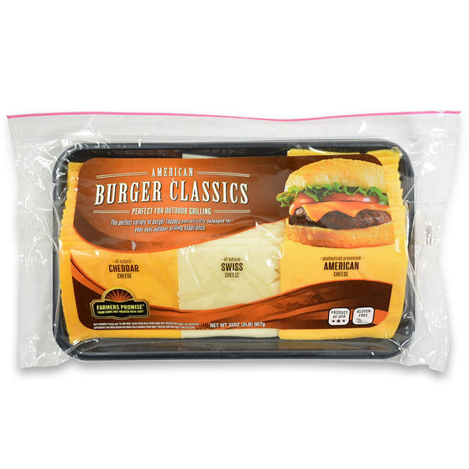 Great Midwest American Burger Classics Cheese Tray (2 lbs.)