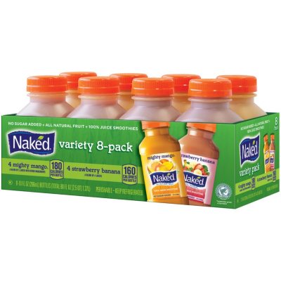 Naked Juice Mighty Mango Strawberry Banana Variety Pack 10 oz. 8 pk. Sam s Club