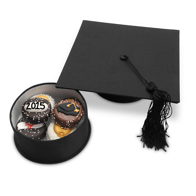 Lady Fortunes Graduation Cap of Oreo Cookies - Gift Box of 6
