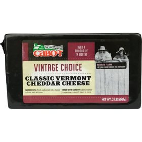 Cabot Vintage Cheddar Cheese 2 lbs.