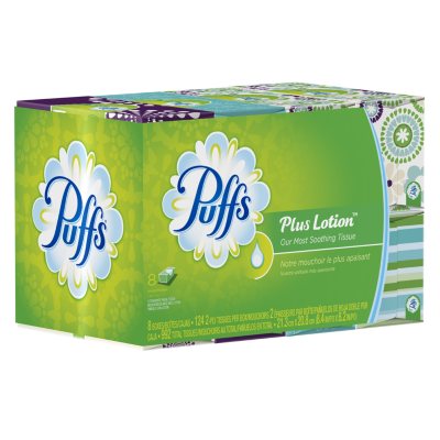Puffs® Plus® Lotion Facial Tissues Sam's Club