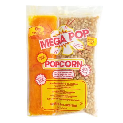 Popcorn Popper Kit - All In One Buttery Popcorn 8 oz