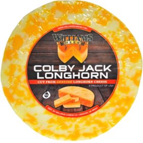Williams Cheese Colby Jack Wheel, priced per pound