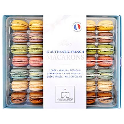 Chateau Blanc Authentic French Macarons (42 ct., 6 pk.)