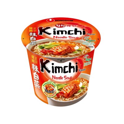 Vegan Kimchi Noodle Soup - Full of Plants