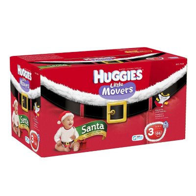 Huggies Little Movers Baby Diapers - Size 4 66 ct