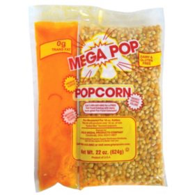 Gold Medal Mega Pop Corn, Oil and Salt Kit 16 oz. kit, 20 ct.