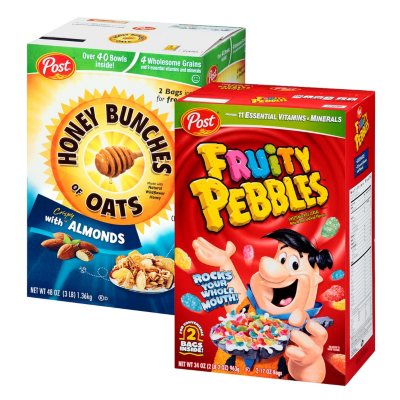 $ off Honey Bunches of Oats or Fruity Pebbles - Sam's Club