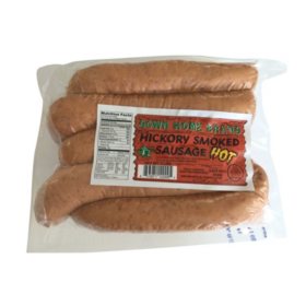 Down Home Hickory Hot Smoked Sausage (5 lbs.)