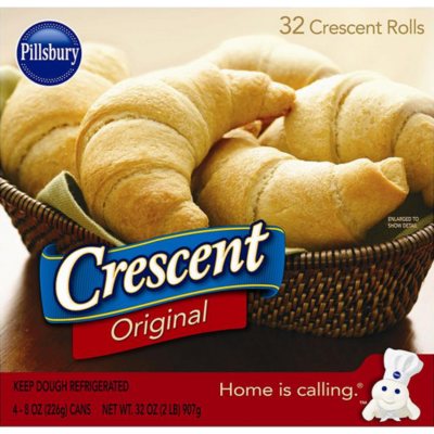 Pillsbury Crescent Rolls, Original (8 rolls per pk., 5 ct.) - Sam's Club