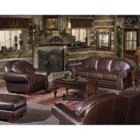 Telluride Living Room Collection Leather Sofa Set - 4 pc. 