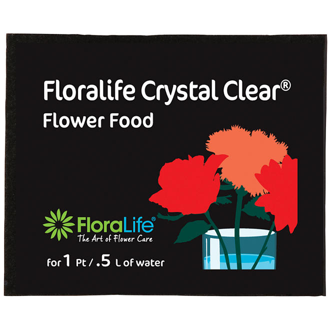 Floralife Crystal Clear Flower Food - 1200ct.