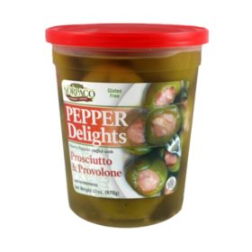 Pepper Delights Sweet Peppers Stuffed with Prosciutto and Provolone (31 oz.)