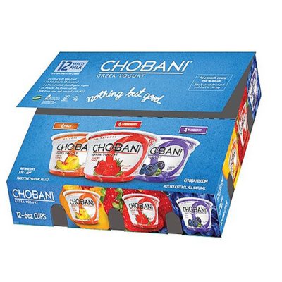 Chobani® Greek Yogurt Variety Pack Sam's Club